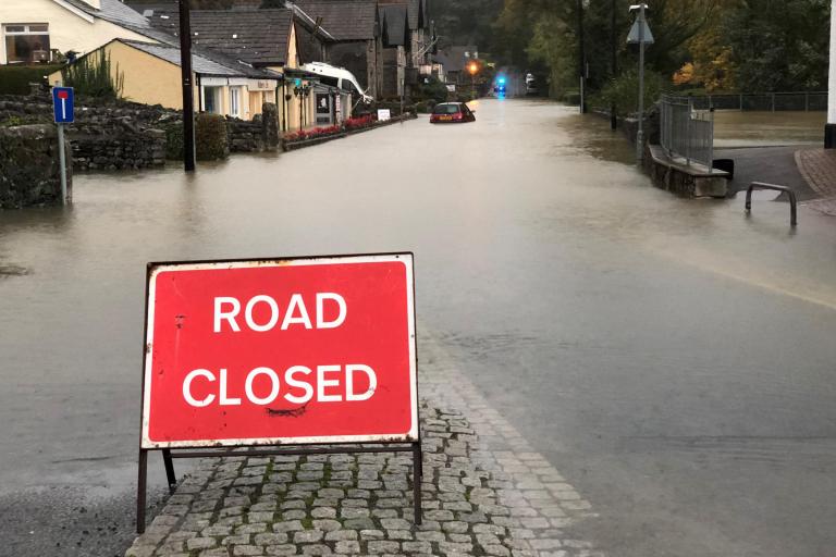 Windermere Road from south 1 flood level 6.9m AOD edit